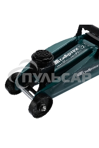 Домкрат гидравлический подкатной Сибртех 2т, 127-330 мм, в пласт. кейсе