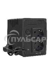 Источник бесперебойного питания ExeGate SpecialPro UNB-600.LED.AVR.EURO 600VA/360W, LED, AVR, 2 евророзетки, черный