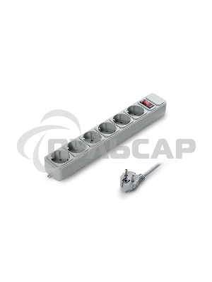 Сетевой фильтр ExeGate EX119394RUS SP-6-5G (6 розеток, 5м, евровилка, серый)