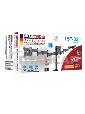 Кронштейн для мониторов Arm Media LCD-T15 черный 15