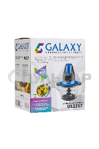 Измельчитель электрический Galaxy Line GL 2357, синий, стеклянная чаша 0,75 л, 400 Вт, импульсный режим
