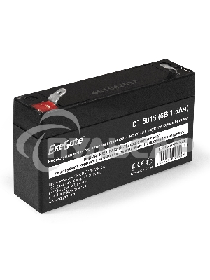 Батарея ExeGate DT 6015 (6V 1.5Ah, клеммы F1)