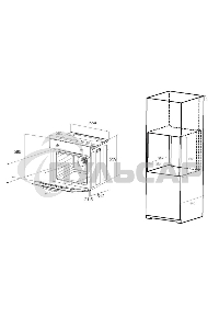 Духовой шкаф электрический Maunfeld EOEC.586B2 черный, встраиваемый