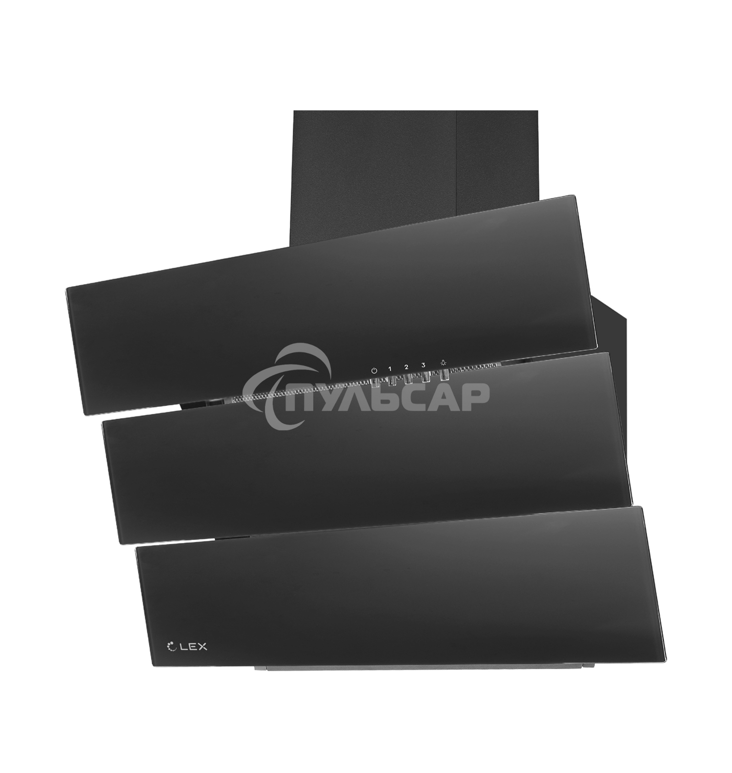 Вытяжка каминная LEX Rio G 600 черная, 59.5 см, 700 куб. м/ч, 44 дБ