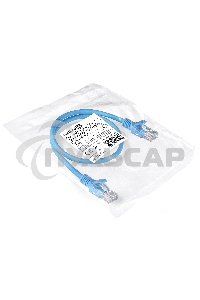 Патч-корд ExeGate EX286380RUS UTP-RJ45-RJ45-5e-0,5M-LSZH-BL, UTP, cat.5e, LSZH, 0.5м, синий
