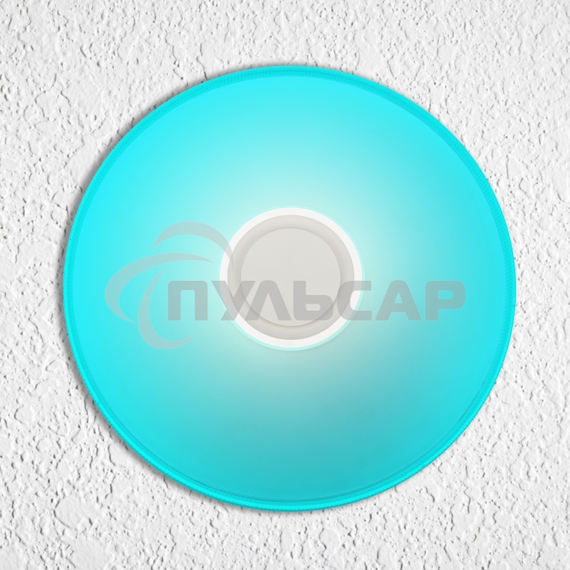 Светильник настенно-потолочный Rexant Fobos Melody 2700-6500 K RGB Bluetooth Sound с пультом и APP LED