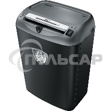 Шредер Fellowes Powershred 75Cs FS-46750 (FS-4675001/FS-4675002) авт., 3.9х50мм, 12лст., 27лтр., уничтожает: скобы, карты, скрепки, CD, селектор кол-ва листов