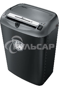 Шредер Fellowes Powershred 75Cs FS-46750 (FS-4675001/FS-4675002) авт., 3.9х50мм, 12лст., 27лтр., уничтожает: скобы, карты, скрепки, CD, селектор кол-ва листов