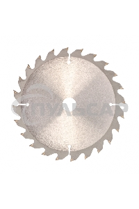 Пильный диск по дереву Matrix, ф165 х 20 мм, 24 зуба + кольцо 20/16