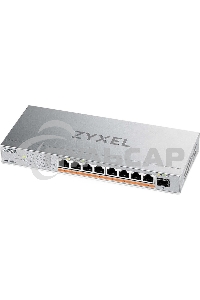 Коммутатор Zyxel XMG-108HP-EU0101F (L2) 8x2.5Gbит/с 1SFP+ 8PoE++ 100W неуправляемый