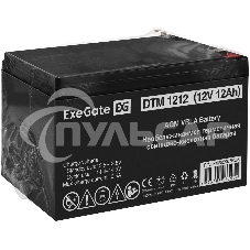Батарея ExeGate DTM 1212 (12V 12Ah 1251W), клеммы F2