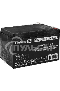 Батарея ExeGate DTM 1212 (12V 12Ah 1251W), клеммы F2