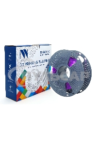 Филамент NVPRINT TPU Trans. Purple для 3D печати диаметр 1.75мм длина 165 метров масса 0,5 кг