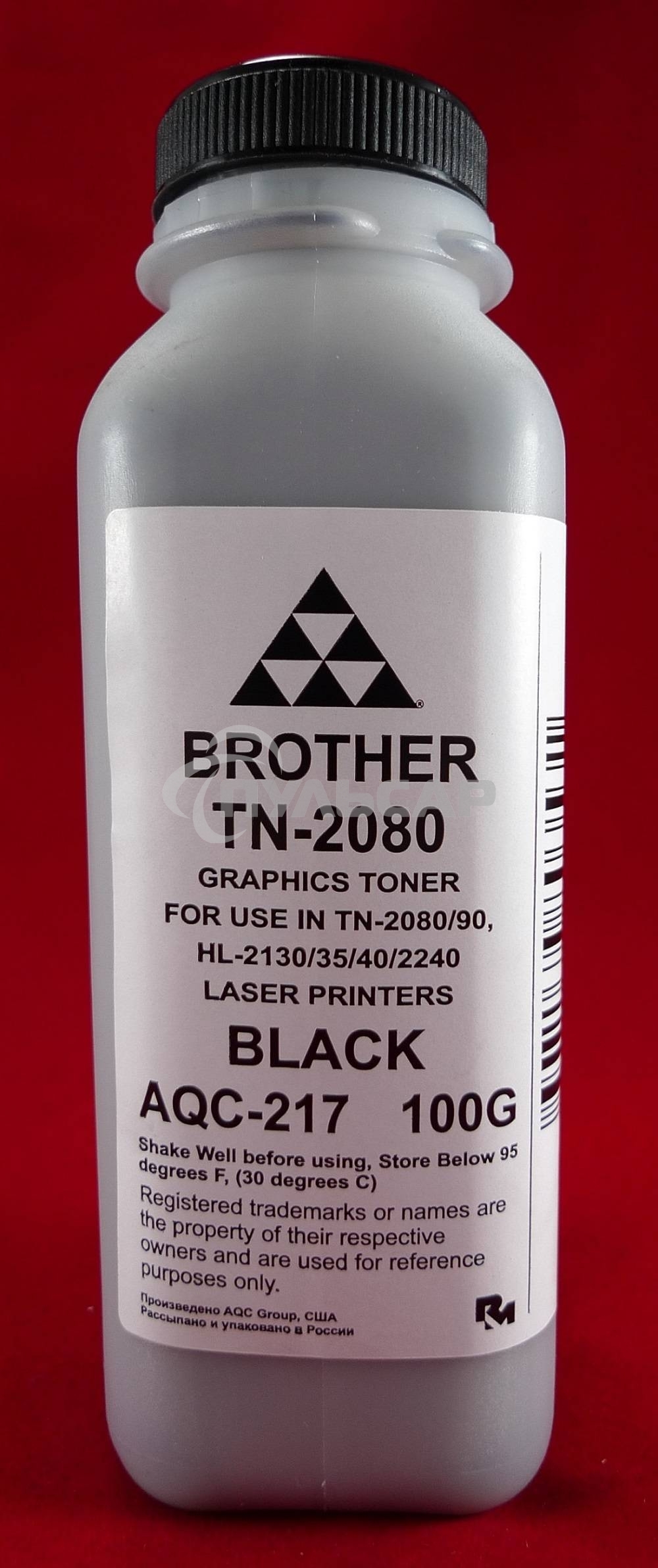 Тонер Brother TN 2080/2090 HL 2240/2140/2130/2132/2135 (фл.100г) AQC- фас.России