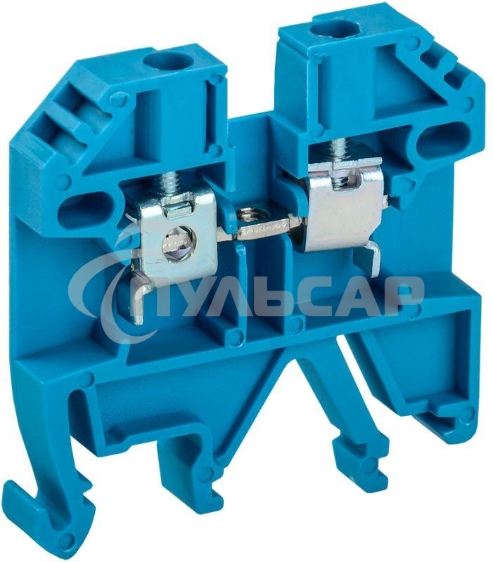 Клемма винтовая КВИ-2,5мм2 синяя YZN30-002-K07 IEK