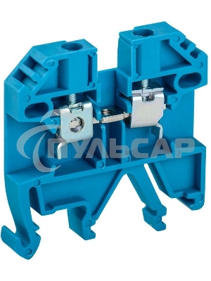 Клемма винтовая КВИ-2,5мм2 синяя YZN30-002-K07 IEK