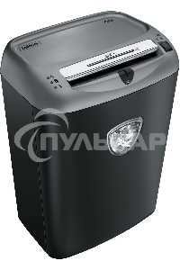 Шредер Fellowes Powershred 75Cs FS-46750 (FS-4675001/FS-4675002) авт., 3.9х50мм, 12лст., 27лтр., уничтожает: скобы, карты, скрепки, CD, селектор кол-ва листов