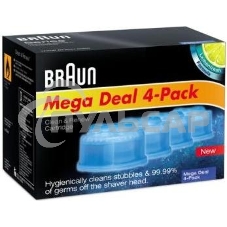 Картридж для бритвы Braun CCR4 с чистящей жидкостью