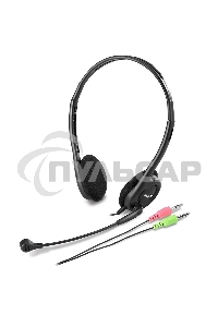 Наушники с микрофоном Genius HS-200C черный