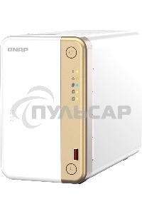 Сетевое хранилище channel QNAP TS-262-4G NAS 2 HDD trays, 2 x M.2 NVMe PCIe Gen 3 x1, 2-core Intel Celeron N4505 2.9 GHz, 4 Gb RAM (4Gb max), 1x2.5 Gigabit Ethernet, Slot PCIe Gen 3 x2, 2 USB 3.2 Gen 2 (10Gbps) Port, 2xUSB USB 2.0 port, 1xHDMI 2.0