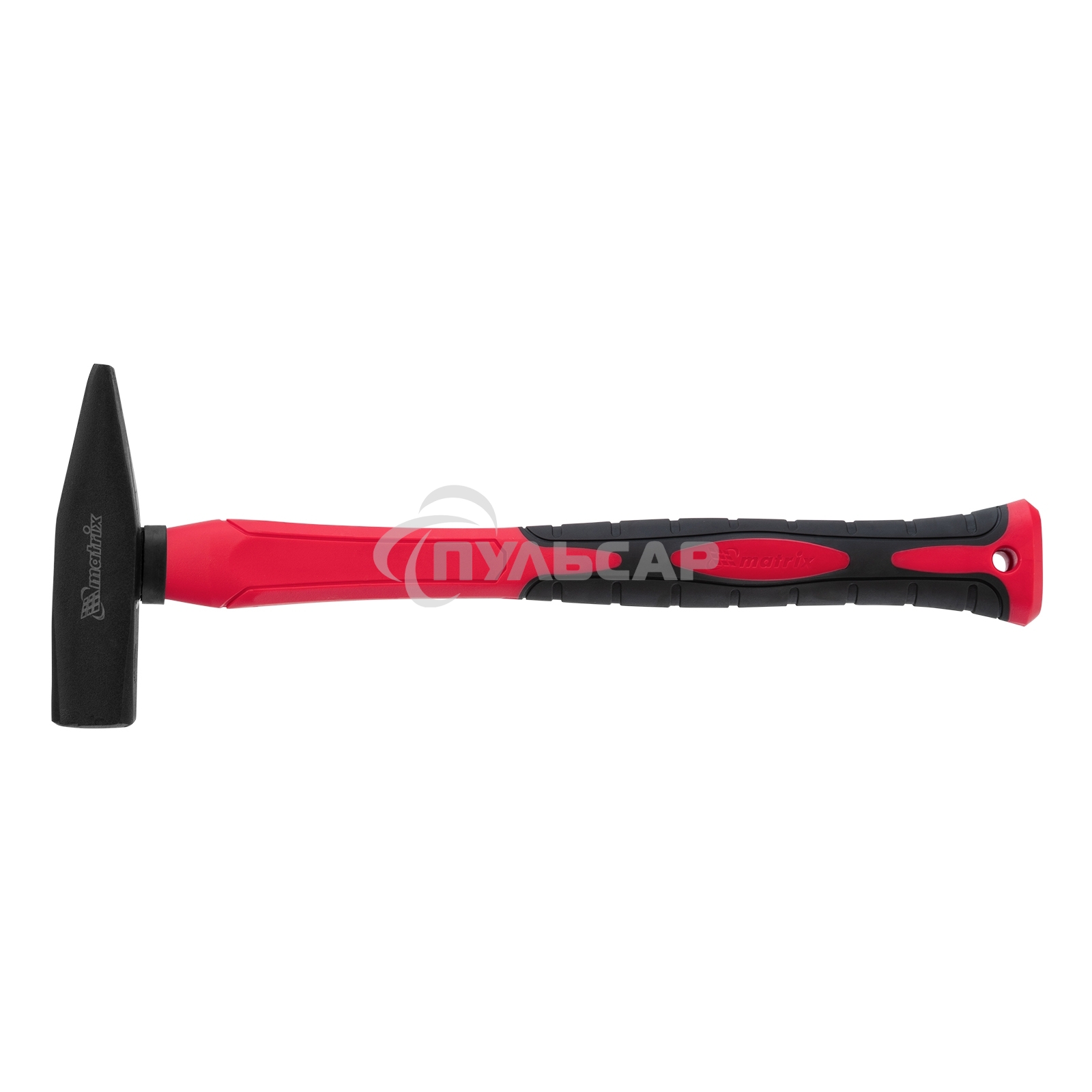 Молоток слесарный Matrix ''optimal'', 400 г, фибергласовая обрезиненная рукоятка, квадратный боек