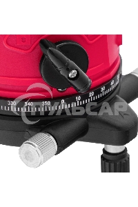 Лазерный уровень CRL-30R, 30 м, красный луч, батарейки, резьба 5/8