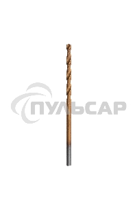 Сверло по металлу Matrix, 2 мм, HSS, нитридтитановое покрытие, цилиндрический хвостовик