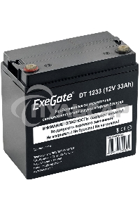 Аккумуляторная батарея ExeGate DT 1233 (12V 33Ah, под болт М6)