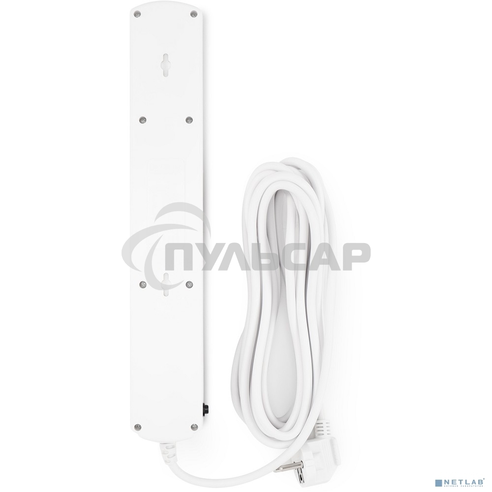 Сетевой фильтр Ippon BK-6-EU-5-10-W 5м (6 розеток) белый (коробка)