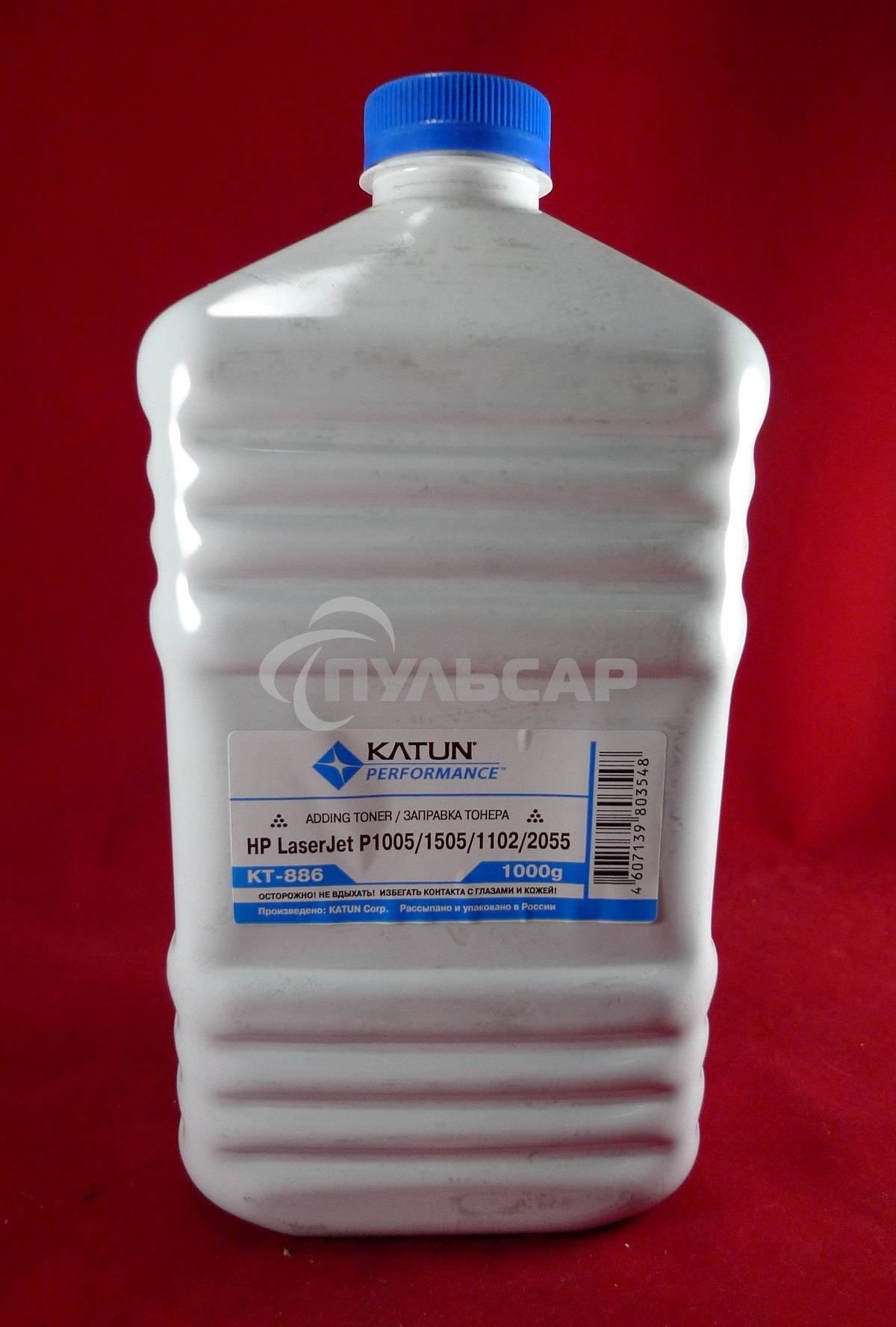 Тонер HP LJ P1005/1505/1566/1606/1102/2035/2055/ Canon LBP-3010/3250 Universal (кан., 1кг.) Katun фас России