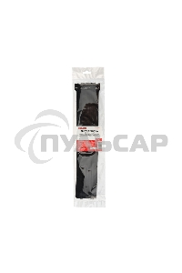 Хомут–липучка многоразовый 320х14 мм, черный (упак. 12 шт.) Rexant