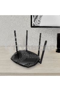 Роутер Mercusys MR70X AX1800 Dual-Band WiFi 6 Router, 574 Mbps at 2.4 GHz + 1201 Mbps at 5 GHz,4× Fixed External Antennas, 3× Gigabit LAN Ports, 1× Gigabit WAN Port, 1024-QAM, OFDMA, Router/Access Point Mode, MU-MIMO, WPA3, TWT, BSS Color