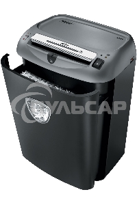 Шредер Fellowes Powershred 75Cs FS-46750 (FS-4675001/FS-4675002) авт., 3.9х50мм, 12лст., 27лтр., уничтожает: скобы, карты, скрепки, CD, селектор кол-ва листов