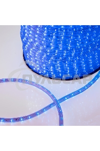 Дюралайт Neon-night LED, постоянное свечение (2W) - синий, 24 LED/м, Ø10мм, бухта 100м