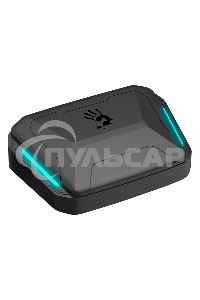 Наушники с микрофоном A4Tech Bloody M70 черный/синий вкладыши BT в ушной раковине (M70 BLACK+BLUE)