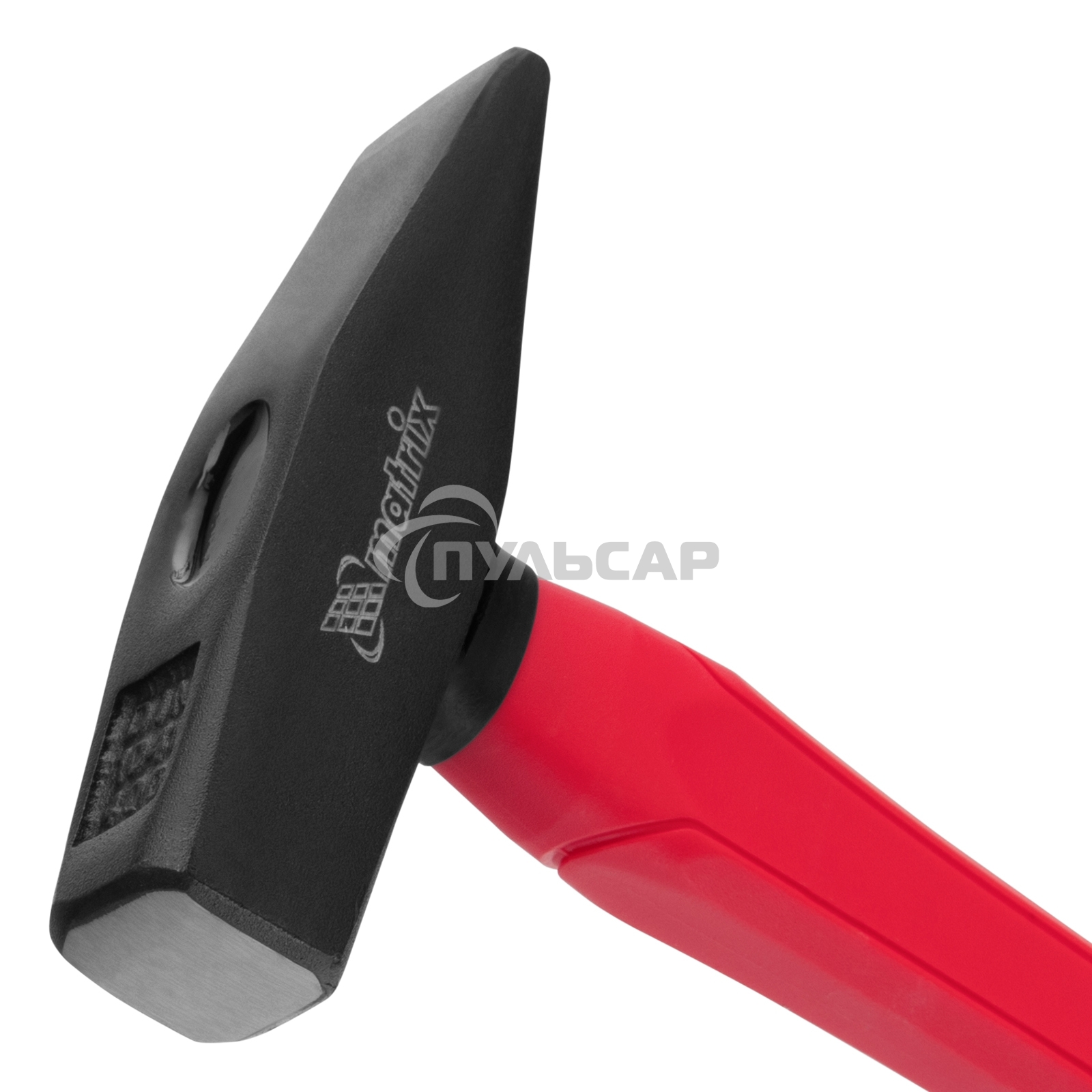 Молоток слесарный Matrix ''optimal'', 400 г, фибергласовая обрезиненная рукоятка, квадратный боек