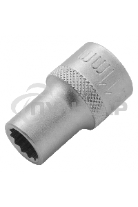 Головка торцевая, 11 мм, 12-гранная, CrV,под квадрат 1/2