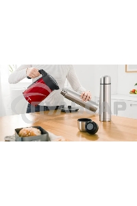 Чайник электрический Bosch TWK7L464, 1.7л, 2400 Вт., нерж.сталь, покрытая эмалью, красный,шкала уровня воды