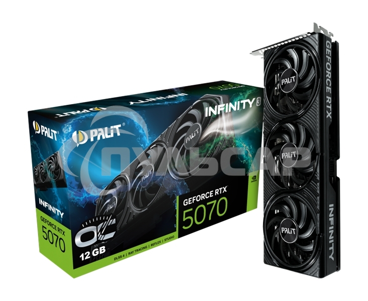 Видеокарта Palit RTX 5070 INFINITY 3 OC 12Gb GDDR7 192bit 3-DP HDMI