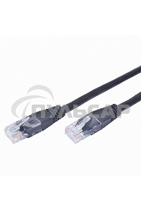 Патч-корд FTP Cablexpert кат.6, 1м, литой, многожильный черный
