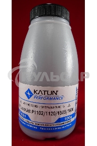 Тонер HP LJ P1102/1120/1505/22/66/1606 LBP-3010/3250 (фл, 100г) Katun фас России