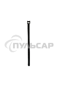 Хомут–липучка многоразовый 320х14 мм, черный (упак. 12 шт.) Rexant