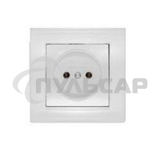 Розетка 1-м СП Бриллиант 16А IP20 бел. Universal 7947588