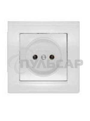 Розетка 1-м СП Бриллиант 16А IP20 бел. Universal 7947588
