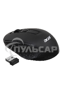 Мышь беспроводная Acer OMR070 черный, 1600 dpi, радиоканал, Bluetooth, USB, кнопки - 6