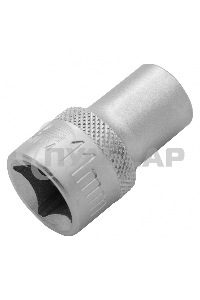 Головка торцевая, 11 мм, 12-гранная, CrV,под квадрат 1/2