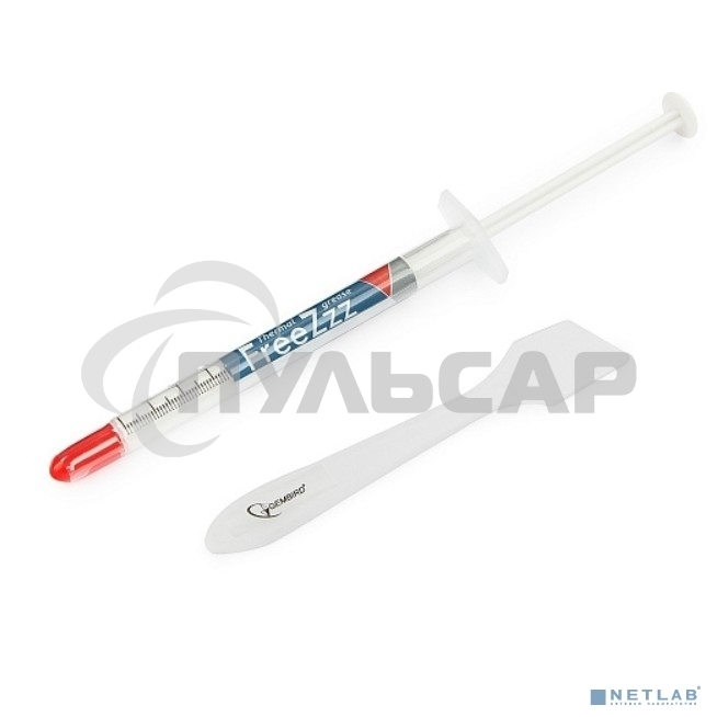 Термо паста Gembird FreeZzz GF-01-1.5 для радиаторов, 1,5гр, шприц