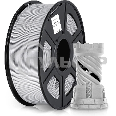 Пластик для принтера 3D Cactus CS-3D-PETG-1KG-SILVER PETG d1.75мм 1кг L316м 1цв.