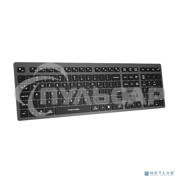 Клавиатура беспроводнаяA4Tech Fstyler FBX50C, USB, Bluetooth/Радиоканал, серый