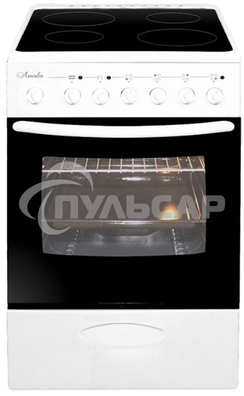 Плита электрическая Лысьва ЭПС 43р1 МС белый пирокерамика